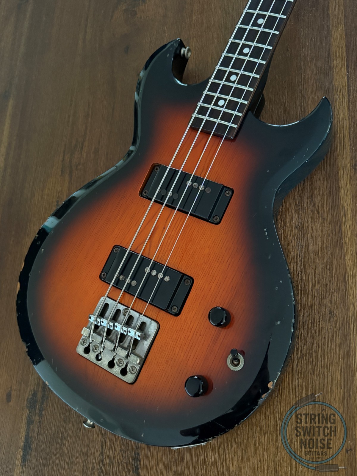Aria Pro II Bass, CSB DELUXE, 1983, Sunburst, Cardinal Series, 32?? Scale