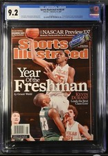 February 19, 2007 Kevin Durant Texas 1st RC Sports Illustrated Newsstand CGC 9.2