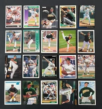 20 CARD LOT OF DIFFERENT TODD VAN POPPEL CARDS - MLB - FREE SHIPPING! -#W121625I
