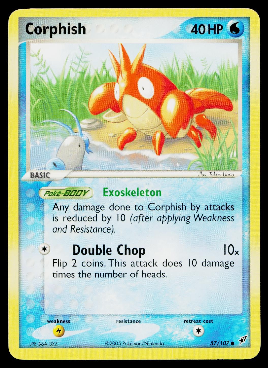 Corphish 57/107 Common Deoxys Pokemon Near Mint