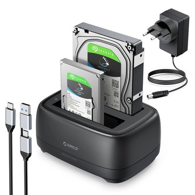 ORICO Hard Drive Docking Station with Offline Cloning / 2.5 & 3.5 Inch HDD USB C