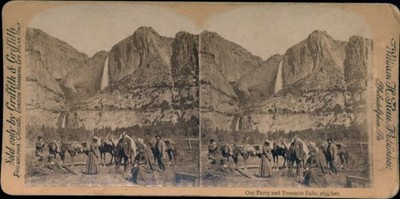 Stereo Foto Yosemite National Park Kalifornien USA, Our Party and... - 11229509