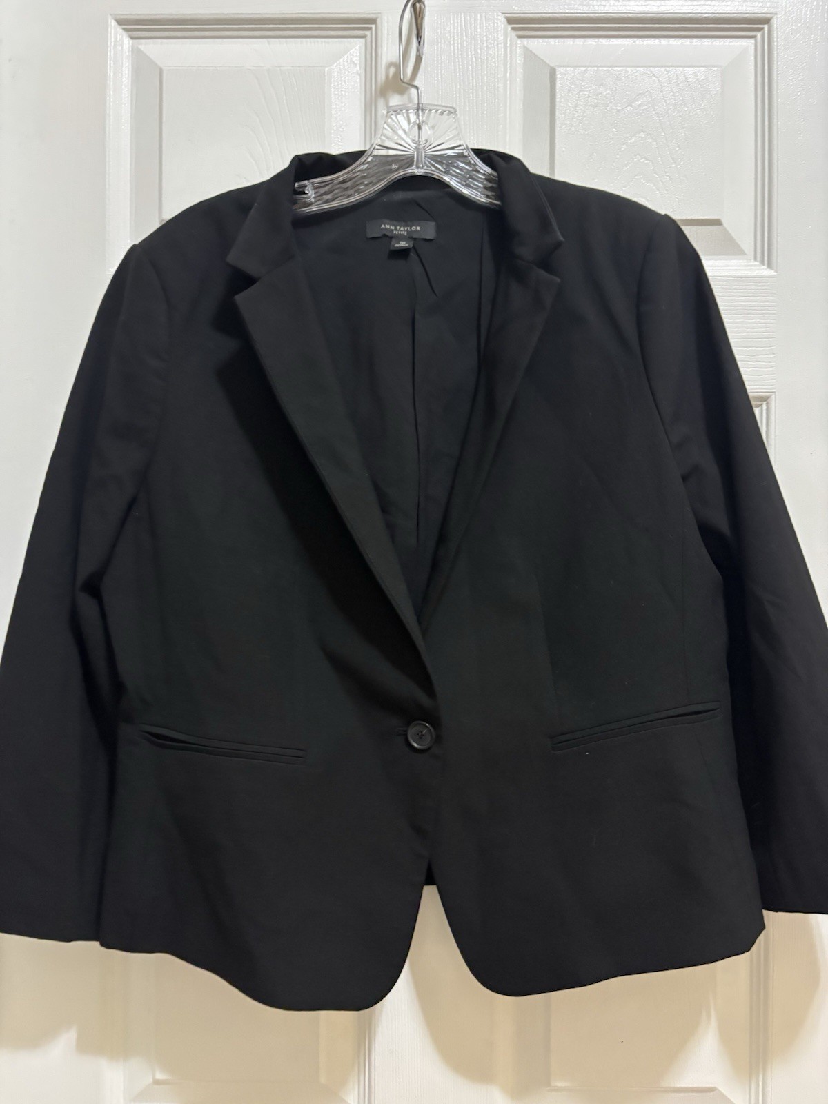 Ann Taylor Solid Black  Blazer Jacket Professiona… - image 2