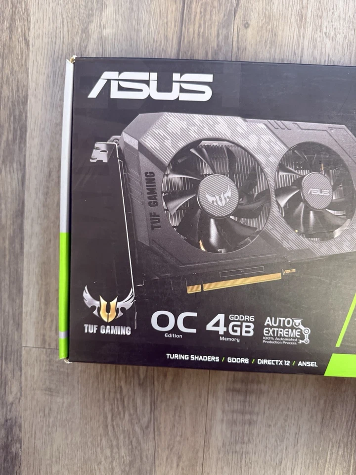 ASUS TUF Gaming GeForce GTX 1650 OC Edition 4GB GDDR6 Video Card NEW SEALED - Image 4 of 4
