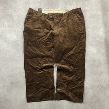 Royal Spencer Cord Trousers Mens 30" Straight Fit Corduroy Pants, Brown