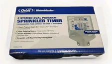Orbit WaterMaster 6 Station Dual Program Sprinkler Timer Model 57196 - New