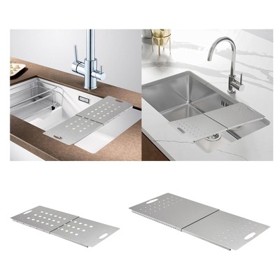 over Sink Dish Drying Rack Stainless Steel Storage Shelf for Hotel Apartment