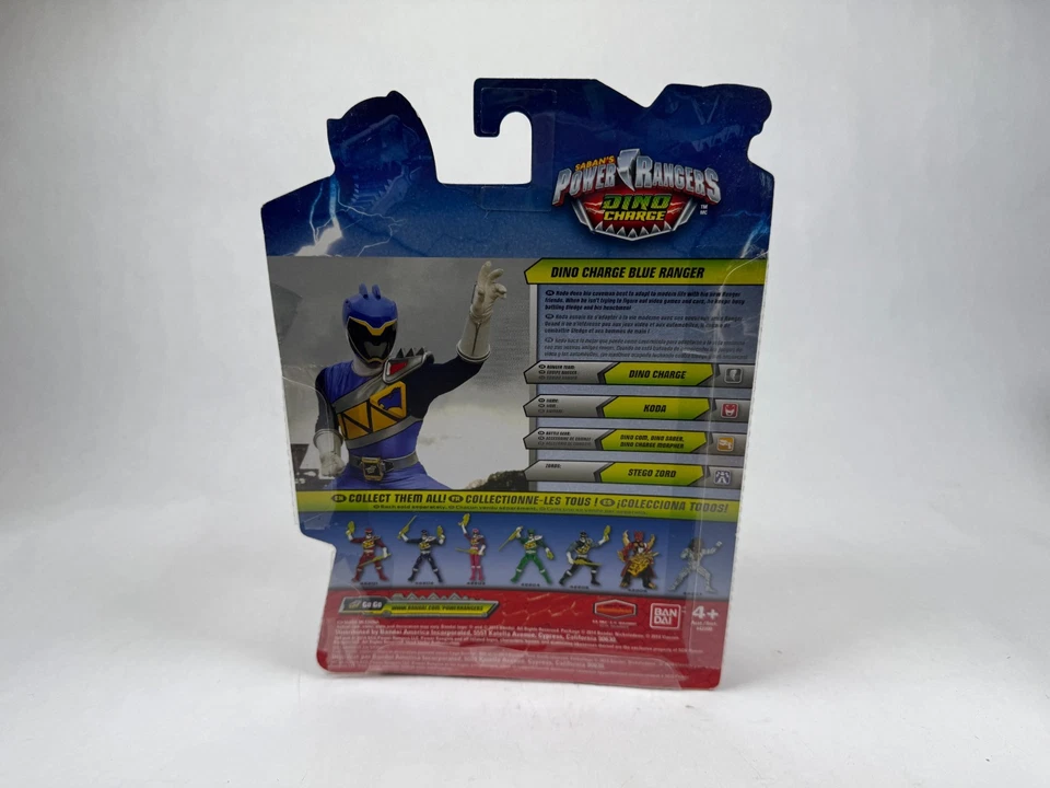 Figura de héroe de acción Blue Ranger Power Rangers Dino Charge 5" nueva 2015 Bandai Foto 2 de 2