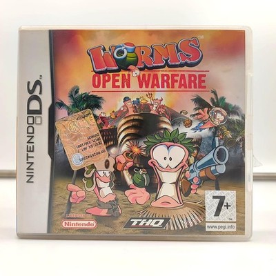 WORMS OPEN WARFARE - ITALIAN EDITION PAL EUR ITA - NINTENDO DS - TESTED