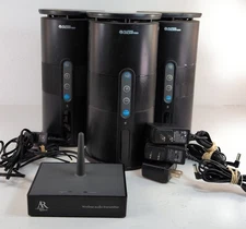 3 Audio Unlimited 900MHz Wireless Speakers + Acoustic Research AWS63 Transmitter