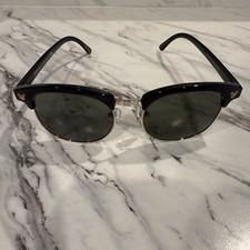 Disney Parks Mickey Mouse Icon Black Wayfarer Sunglasses Adult Size