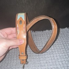 Circle Y of Yoakum Western Belt Multicolor Geometric Buckle Embroidery 32