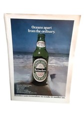 1975 Heineken Beer Oceans Apart From The Ordinary Vintage Print Ad