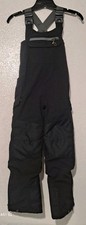 All in Motion Snow Sport Waterproof Overall Bibs Black Waterproof Sz XS 4-5
