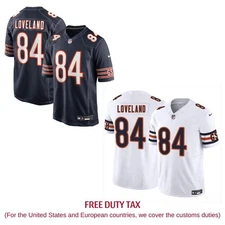 YOUTH Colston #84 Loveland Stitched Jersey Navy & White