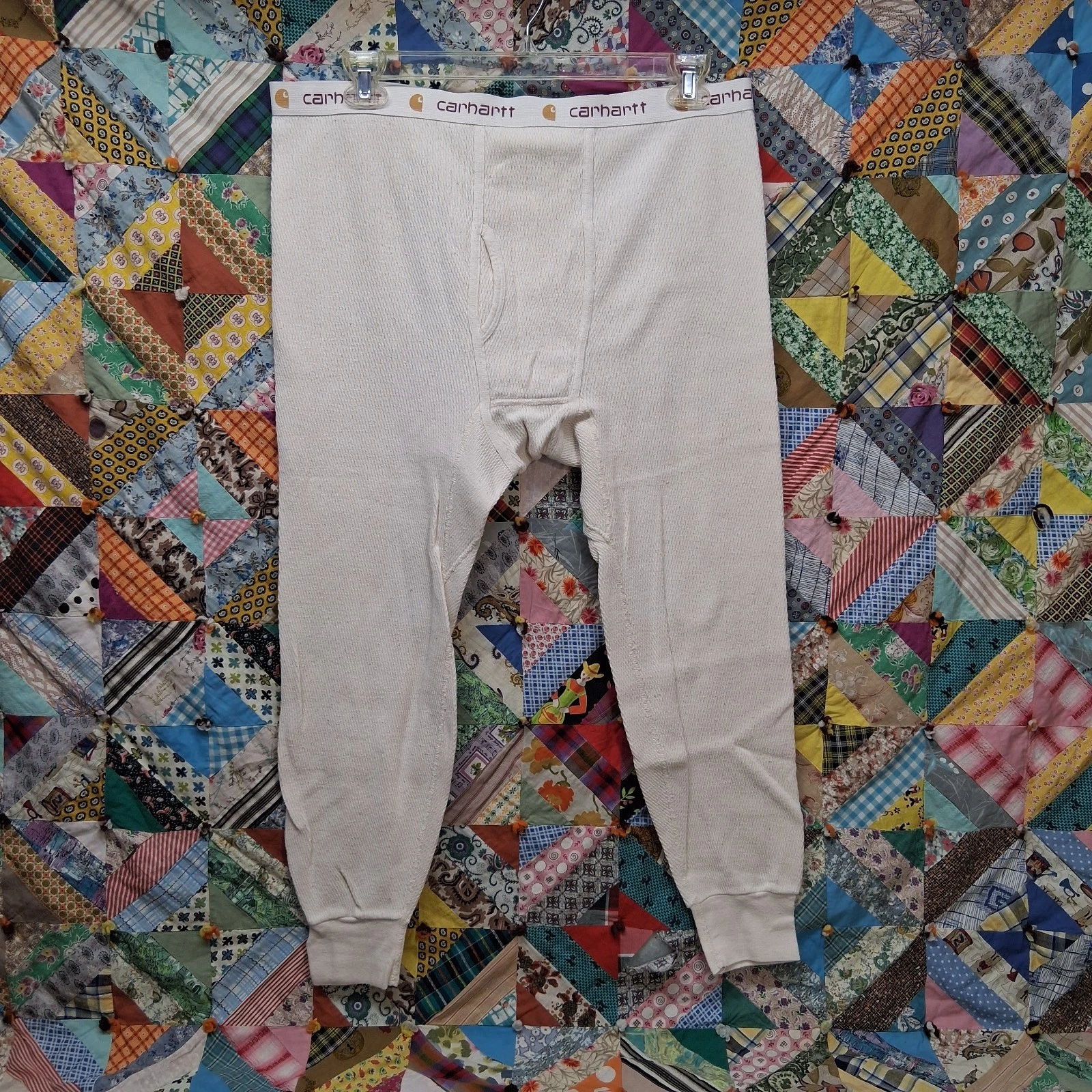 Carhartt K57 Long John Thermal Pants Mens Size 2XL Vintage USA Made Base Layer