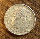 1960-D Roosevelt Dime Denver Cold War Era 90% Silver U.S. Coin — photo 1