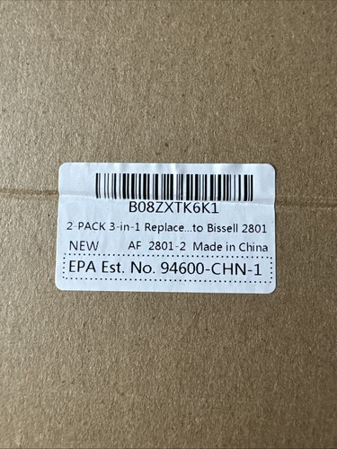 Ersatzfilter 2er Pack für BISSELL 2801 MYair High Efficiency 3-in-1 Filter - Bild 6 von 9