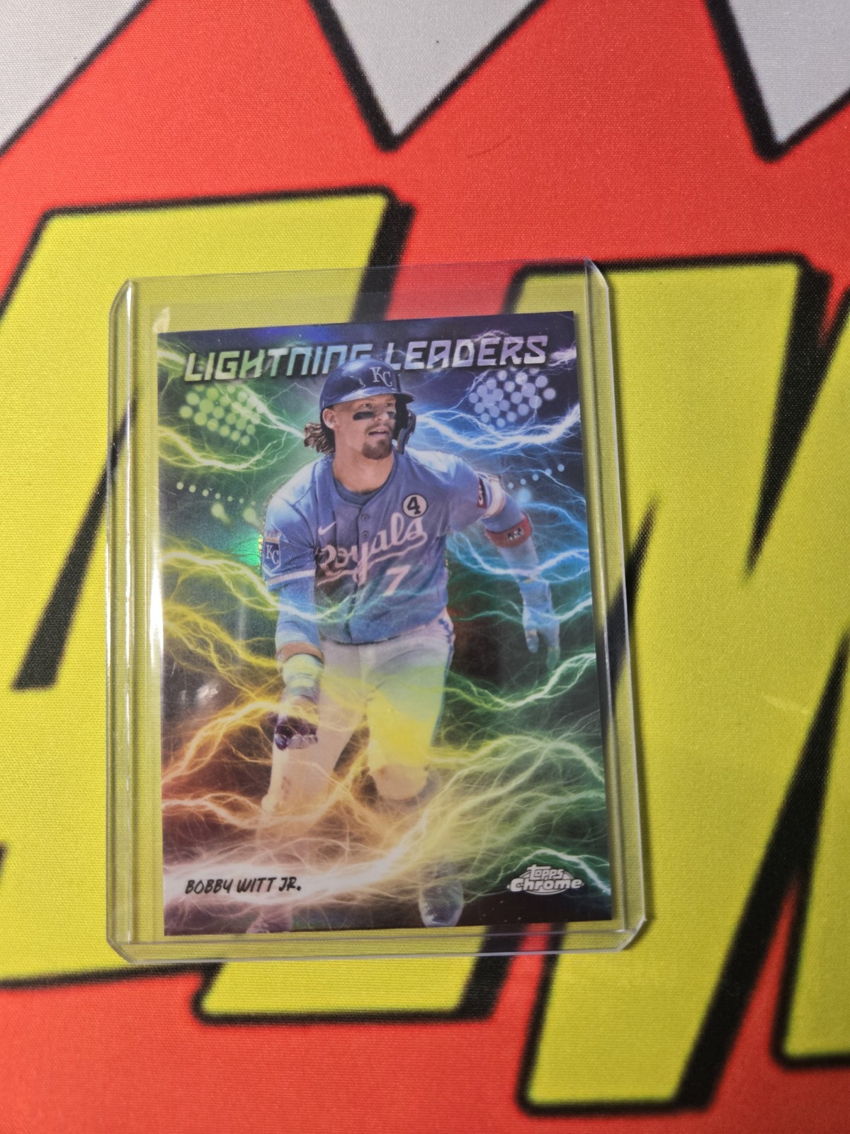 2025 Topps Chrome Lightning Leaders Bobby Witt Jr. (#LL-10) Royals SSP