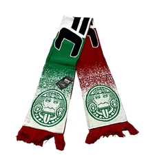 Reebok Scarf UFC Mexico Flag Printed Reversible Rectangular Fringed