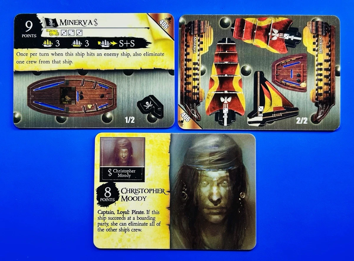Paquete Booster Del Juego De Cartas Coleccionables PIRATES Of The Spanish  Main De WizKids: Incluye Barcos 3D, Tesoros Y Ms.