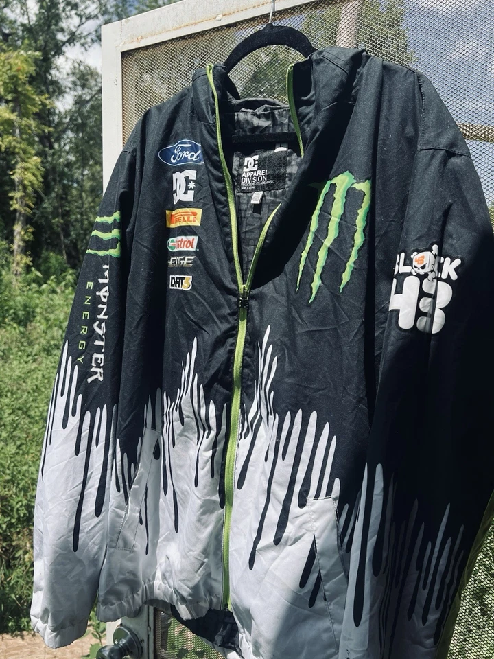 Ken Block DC Monster racing windbreaker jacket size large great condition - Image 2 of 4