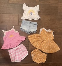 Baby Girl Summer Outfits Lot / 12 Months