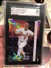 2002 Topps Finest Albert Pujols 2nd Year Refractor /499!