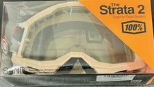 100 STRATA 2 GOGGLES - KOMBAT - SMOKE LENS 50030-00003 HARD TO FIND 