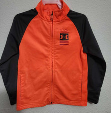 Boys Size 4- Under Armour Zip-up Long Sleeve Shirt