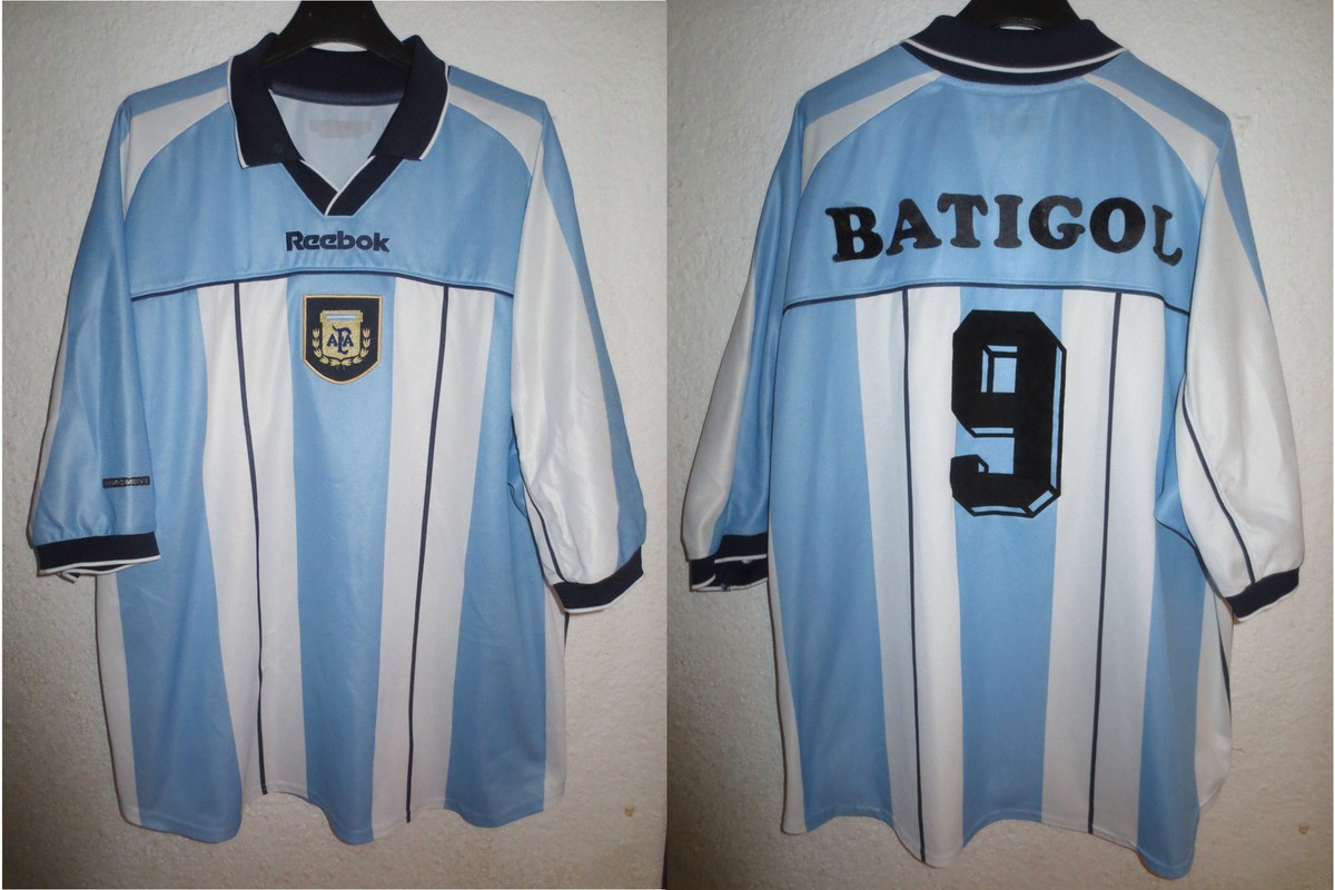 Maillot Vintage Argentine #9 Batistuta - Taille S - Homme