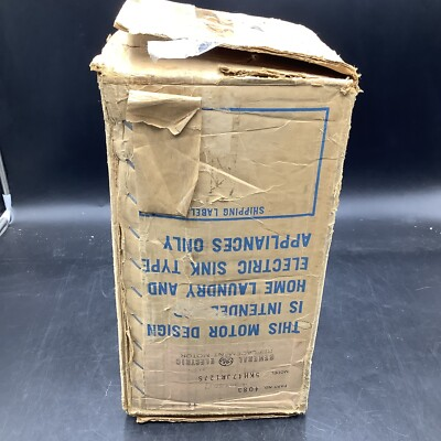 #ad GE MODEL 5KH46JR127S WASHER MOTOR 1 2HP 115V 60HZ NOS FREE SHIPPING $131.48