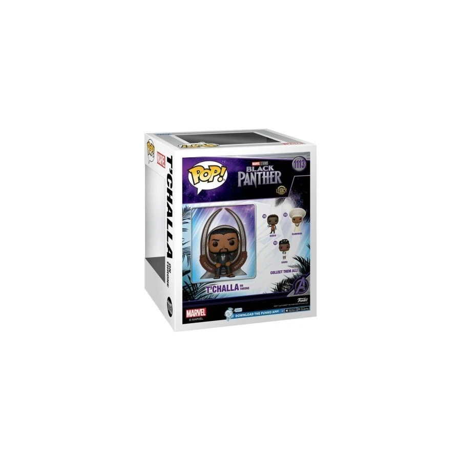 Black Panther (2018) - T’Challa on Throne ¡Pop exclusivo de Estados Unidos! Deluxe [RS] Foto 2 de 2