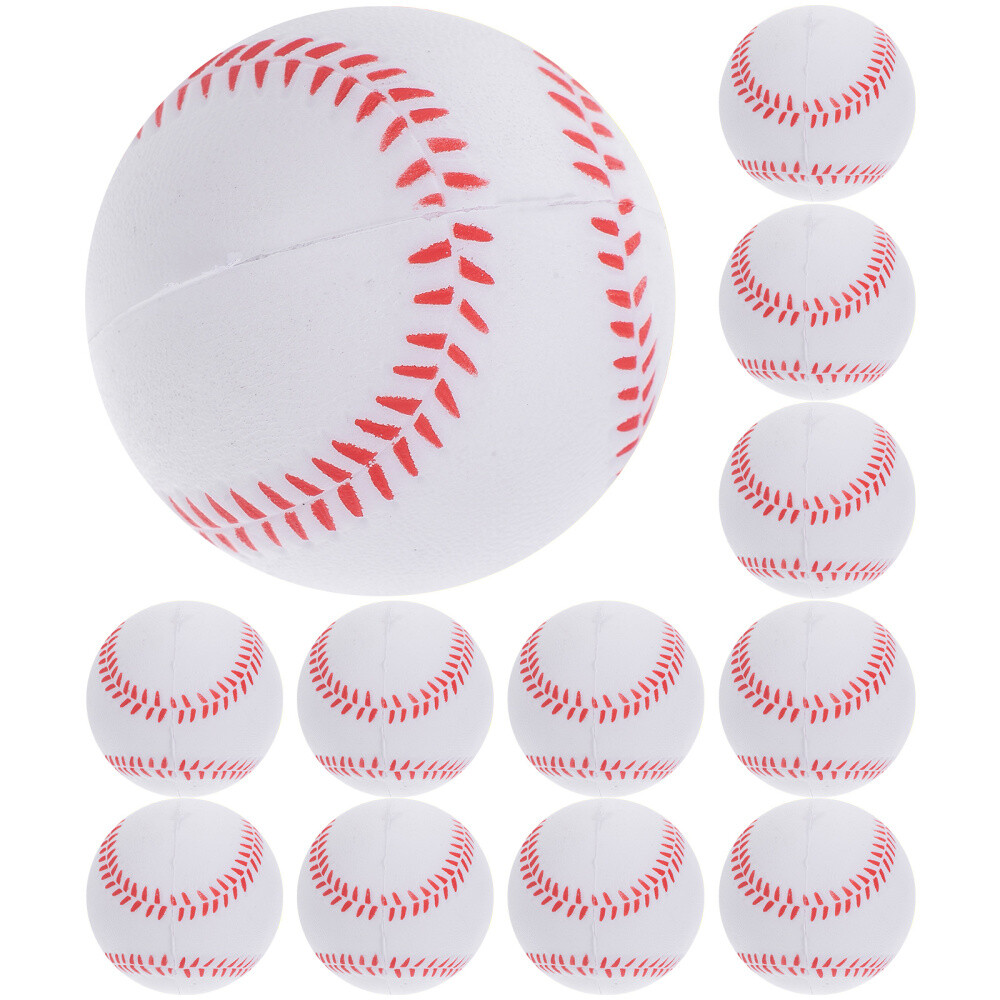 12 Pcs Softball Training Balls Small Baseball Child Solid Sponge eBay