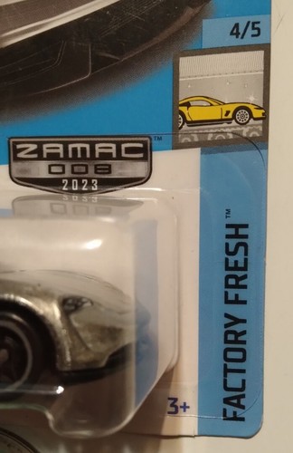 NEW! 2023 HOT WHEELS MAINLINE WALMART EXCLUSIVE "ZAMAC" PORSCHE TAYCAN TURBO S! - Picture 3 of 11