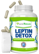 Leptin Detox, Natural Digestive Support, Colon Cleanser, Weight Loss 60 Capsules