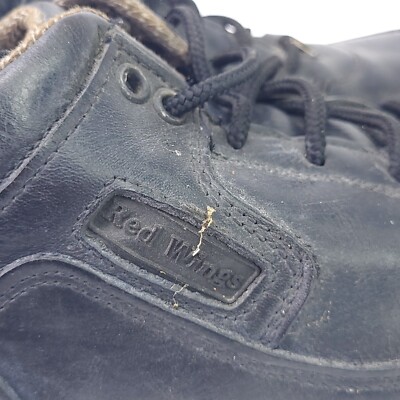Red Wing Grip Tec Steel Toe Work Shoes Black Leather Lace Up Oxfords Size 11.5 Red Wing Grip Tec Steel Toe Work Shoes Black Leather Lace Up  main image 3