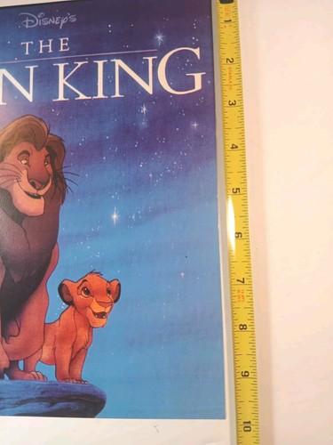Vintage 90s Disney 8x10 Mini Print Poster THE LION KING - Picture 3 of 5