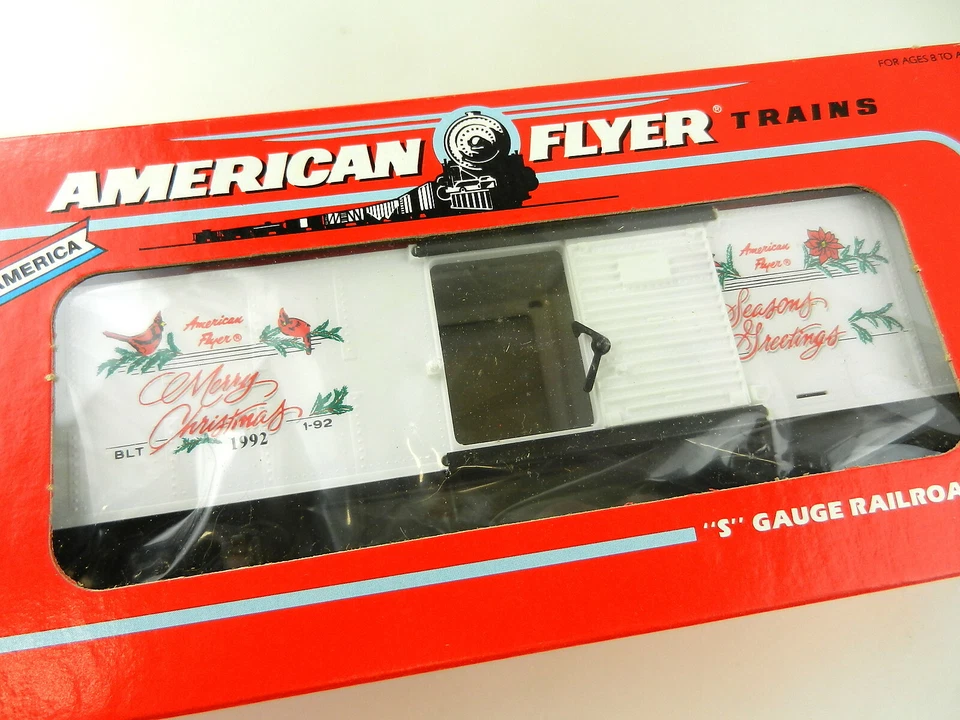 AMERICAN FLYER/Lionel S Scale #6-48314 1992 Merry Christmas Car ~NIB~  T140 - Image 2 of 3
