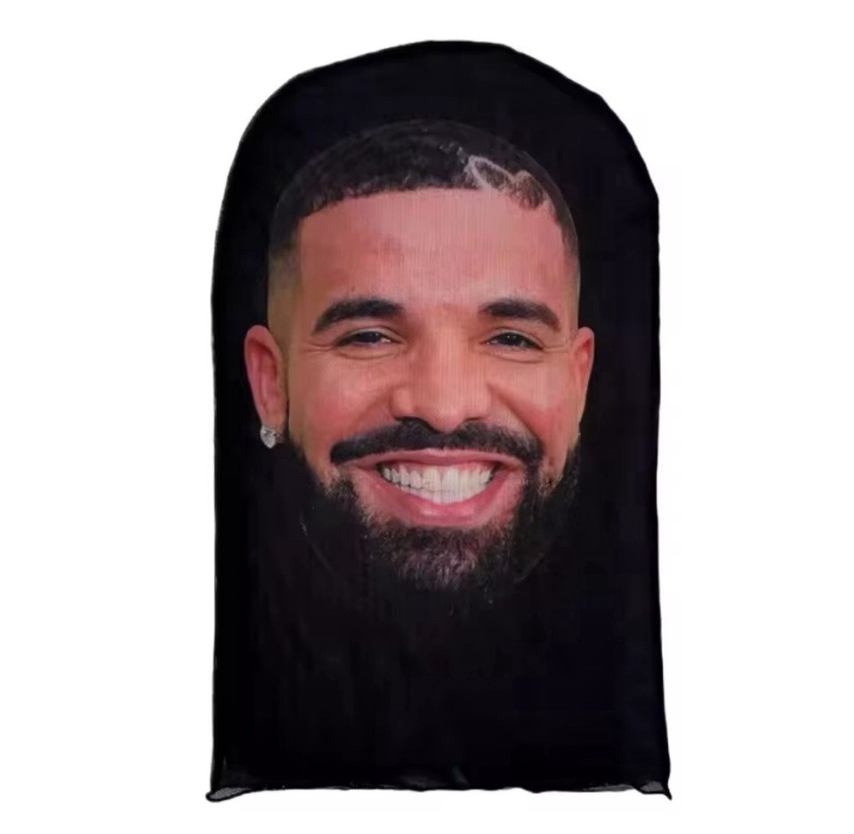Cosplay Breathable sun-protection Mask Full Celebrity Face Rapper ...