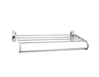 MODONA Towel Rack 24'' Stainless Steel Rust Resistant Wall Mount Polished Chrome