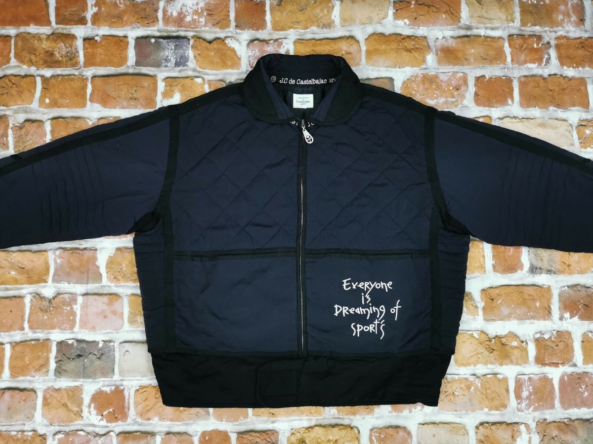 CASTELBAJAC Tシャッ メンズ sizeXL J.c. Castelbajac Vintage Cosmos Jacket Marine Stock Black