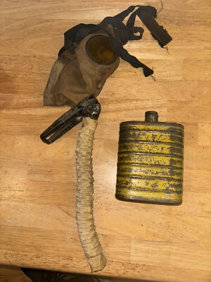 Original WWI US Army M1917 SBR Gas Mask w/ Filter | eBay