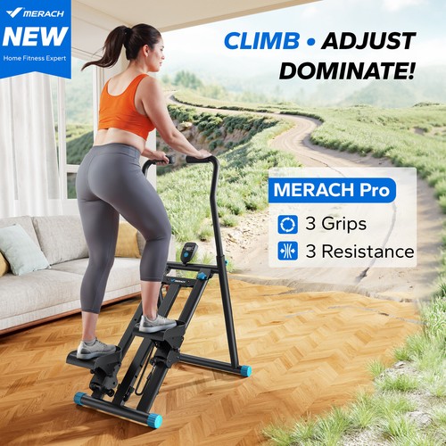 MERACH Upgraded Stair Stepper Exercise Machine Foldable Vertical Stair Climber - Picture 4 of 28