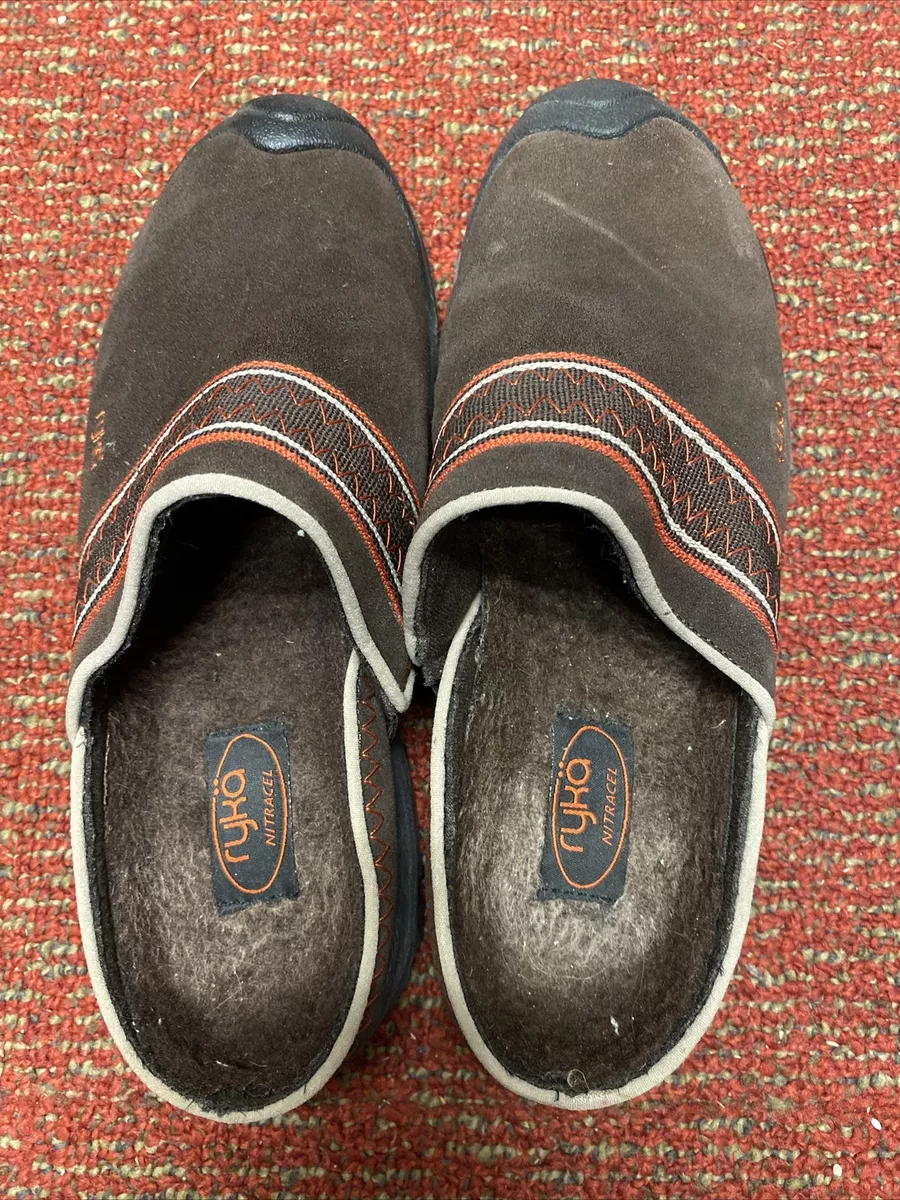 Ryka Nitracel brown slide slip on shoes Size 8 W Womens eBay