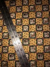 Dogs Debbie Mumm Mumms The Word SSI Cotton Fabric 1/2 Yard New
