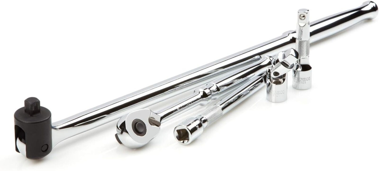 TEKTON 3/8 Inch Drive 6-Point Socket and Ratchet Set,73-Piece(1/4-1 in.,6-24 mm)