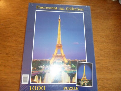 ''Eiffelturm'''' 1000-teiliges fluoreszierendes Puzzle von Clementoni NEU kostenloses P & P''