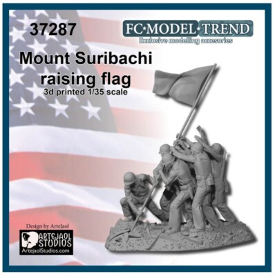 FCModelTrend 1/35 Iwo Jima Mount Suribachi Raising Flag Figures