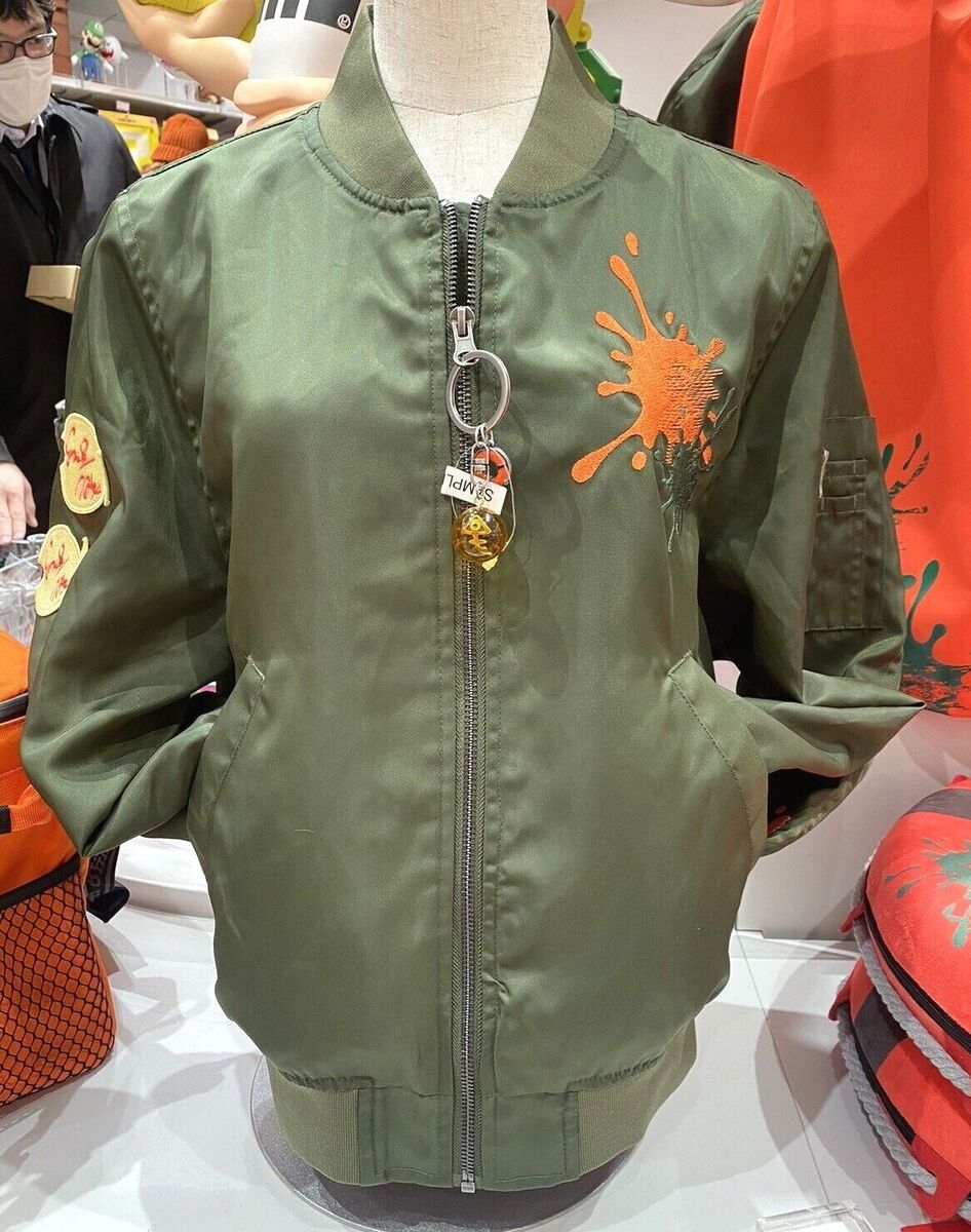 Jacket SALMON RUN Splatoon 3 Nintendo TOKYO Limited New Size Jacket SALMON RUN Splatoon 3 Nintendo TOKYO Limited New Size